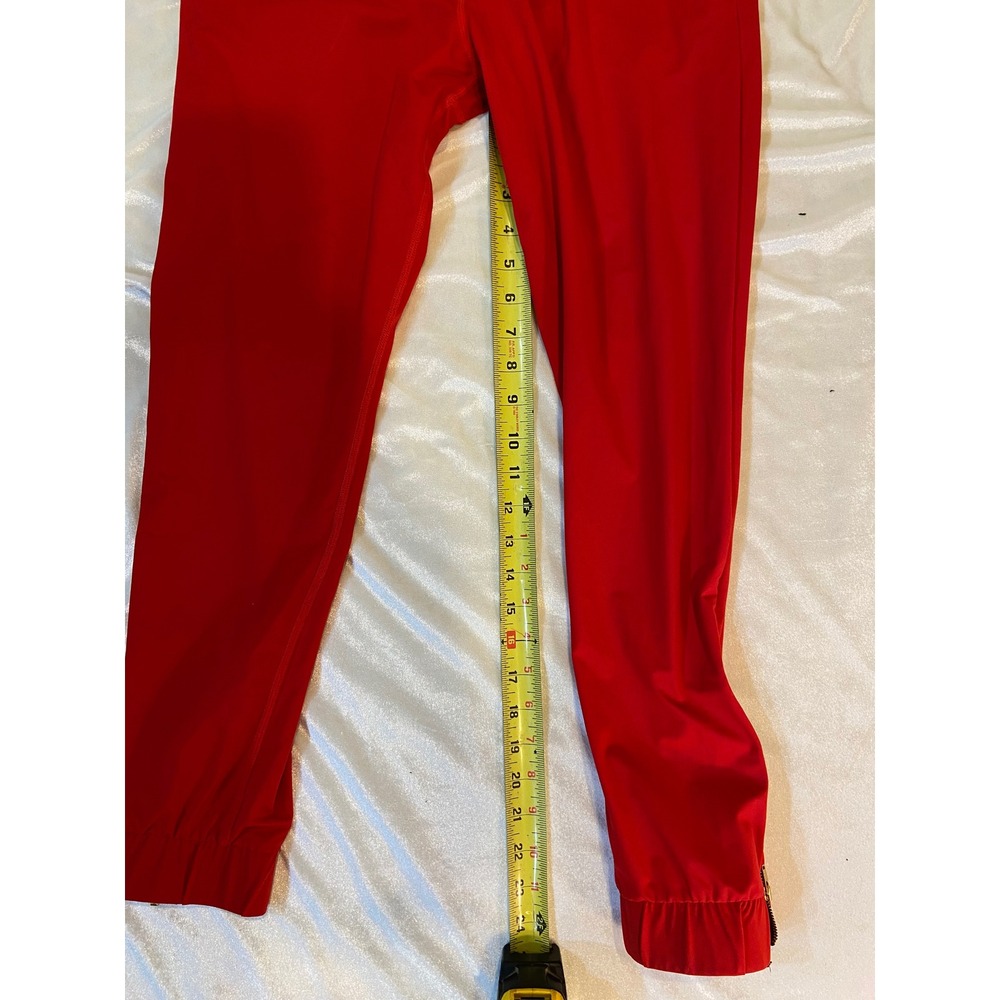 Zyia Joggers Active Red Everyday Peak Zipper Womens Small Drawstring Size S - Picture 11 of 11